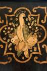 Vienna, Austria. Baroque marquetry detail. Art Print